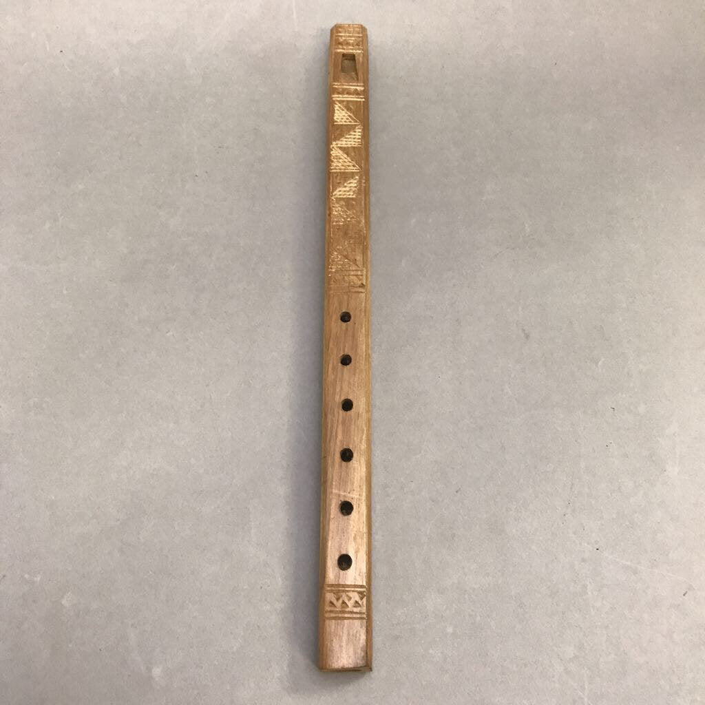 Wood Carved Open Hold Flute (12