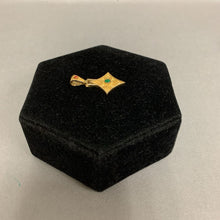 Load image into Gallery viewer, 18K Gold Plated Sterling Bejeweled Byzantine Rhombus Pendant (1.25")
