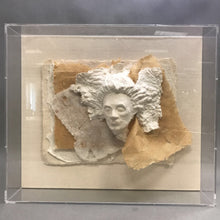 Load image into Gallery viewer, Paper Mache Woman&#39;s Face Shadow Box (17x20)

