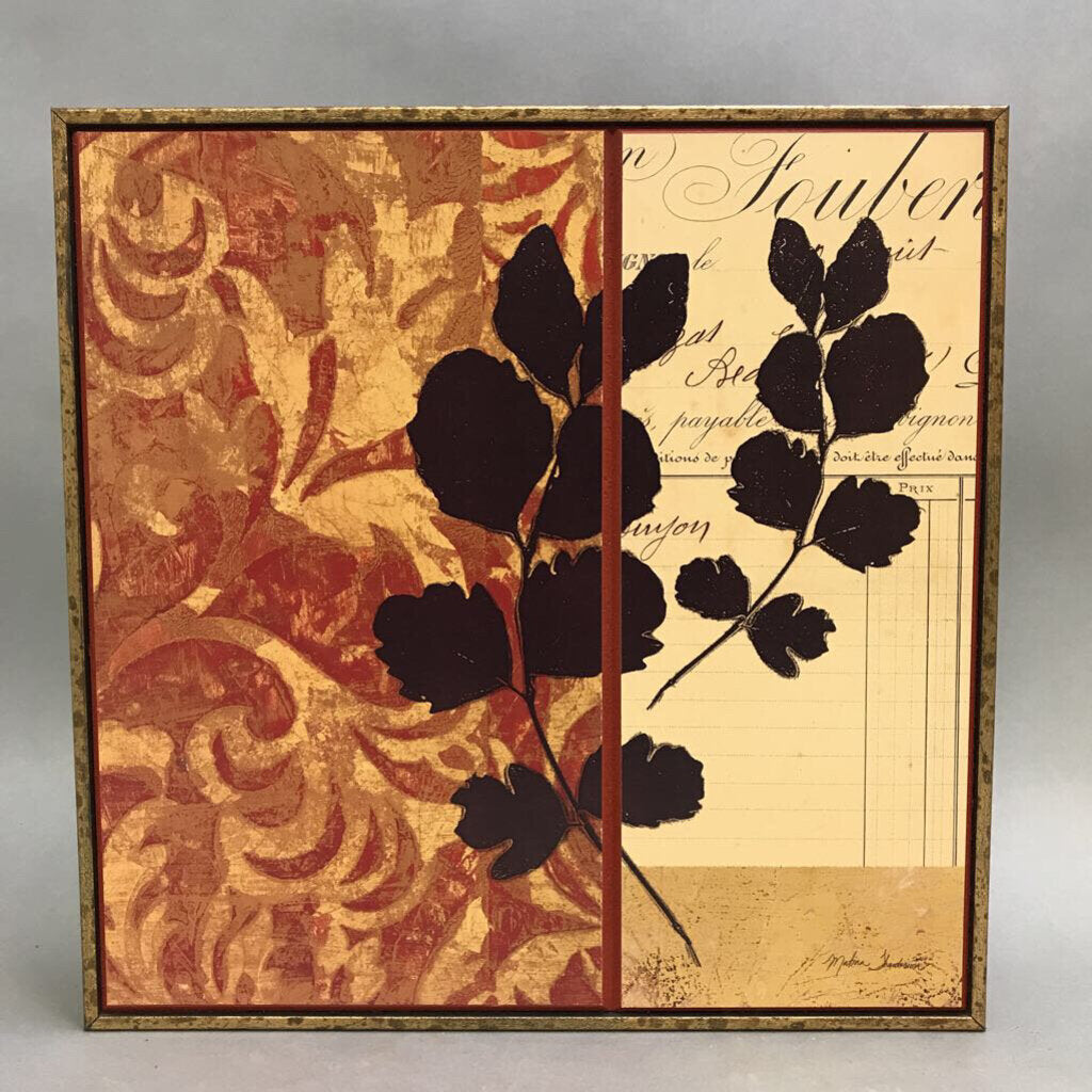 Matina Theodosiou Art in Motion Cress Silhouette Wall Art (~12.5x12.5)