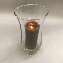 Load image into Gallery viewer, Glass Votive with Faux Candle (10&quot;)
