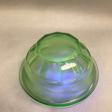 Load image into Gallery viewer, Vintage Hazel Atlas Green Uranium Glass Bowl (10&quot;)
