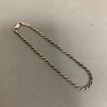 Load image into Gallery viewer, Sterling Twisted Rope Chain Bracelet (8&quot;)
