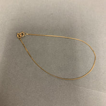Load image into Gallery viewer, 14K Gold Flat Chain 7" Bracelet (0.6g)
