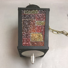 Load image into Gallery viewer, Red, Orange, Yellow 4-Panel Swag Lamp
