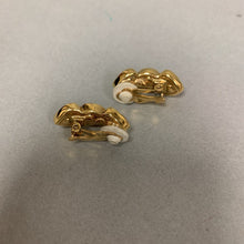 Load image into Gallery viewer, Swarovski Gold Plated Crystal Kisses &amp; Hugs Clip Earrings
