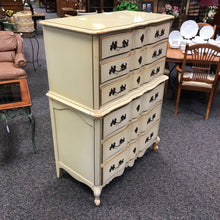 Load image into Gallery viewer, French Provisional Highboy Dresser 6 Drawer AS IS (54x39x21)
