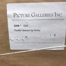 Load image into Gallery viewer, Gold Framed Fruitful Season by Finley Print (36x32)
