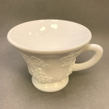 Load image into Gallery viewer, Vintage Milk Glass Harvest Grape Punch Bowl Set w/ 12 Matching Cups (7x13)
