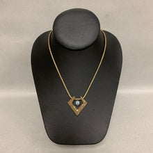 Load image into Gallery viewer, Patricia Locke Two Tone Multicolor Crystal Pendant on Snake Chain (18&quot;)
