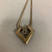 Load image into Gallery viewer, Patricia Locke Two Tone Multicolor Crystal Pendant on Snake Chain (18&quot;)
