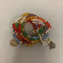 Load image into Gallery viewer, John Edward Evolve Rainbow Crystal Stretch Bead Bracelet Set

