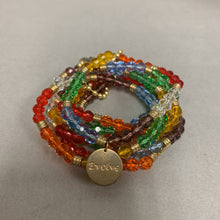 Load image into Gallery viewer, John Edward Evolve Rainbow Crystal Stretch Bead Bracelet Set
