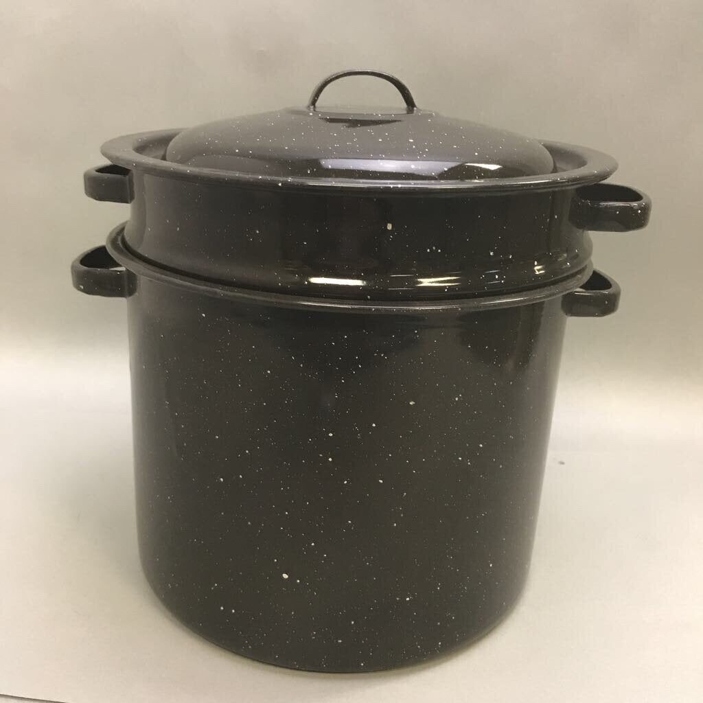Enamelware Canning Pot w/Lid (10x10x11)