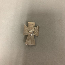 Load image into Gallery viewer, Carolyn Pollack Sterling Angel Cross Brooch Pin w/ Pendant Loop (1.75&quot;)
