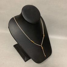 Load image into Gallery viewer, Milor Italian Sterling Gold Plated Accent Y Necklace (18&quot;)
