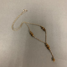 Load image into Gallery viewer, Milor Italian Sterling Gold Plated Accent Y Necklace (18")

