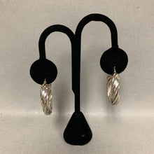 Load image into Gallery viewer, Sterling Twisted Thick Hoop Earrings (1.5&quot;)
