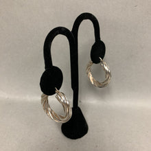 Load image into Gallery viewer, Sterling Twisted Thick Hoop Earrings (1.5&quot;)

