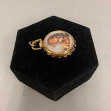 Load image into Gallery viewer, Vintage Hummel Umbrella Girl Pocket Watch Pendant (2&quot;)
