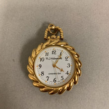 Load image into Gallery viewer, Vintage Hummel Umbrella Girl Pocket Watch Pendant (2&quot;)
