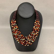Load image into Gallery viewer, Liz Claiborne Layered Beaded Necklace w/ Clip Earrings Set (17&quot;)
