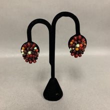 Load image into Gallery viewer, Liz Claiborne Layered Beaded Necklace w/ Clip Earrings Set (17")
