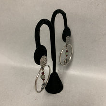 Load image into Gallery viewer, Kabana Sterling Garnet Jasper Elephant Earrings (2&quot;)
