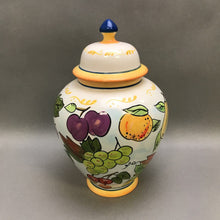 Load image into Gallery viewer, Ginger Jar, Apple &amp; Grapes Pattern (12&quot;)
