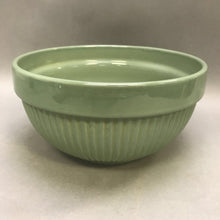 Load image into Gallery viewer, Green Ribbed Pottery Bowl (5x9)(As Is)
