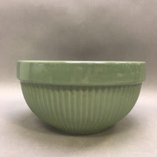 Load image into Gallery viewer, Green Ribbed Pottery Bowl (5x9)(As Is)

