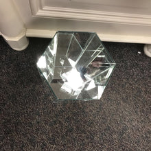 Load image into Gallery viewer, Glass Mirror Octagon Side Table (20x9)
