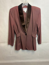 Load image into Gallery viewer, 2pc Set Vintage Dani Max Petites Rayon Blend Brown Pant Suit Size M
