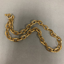 Load image into Gallery viewer, Vintage Nolan Miller Goldtone Rhinestone Toggle Chunky Chain Necklace (19")
