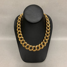 Load image into Gallery viewer, Vintage Napier Goldtone Chunky Double Link Chain Necklace (19")
