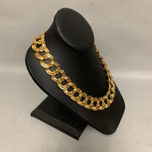 Load image into Gallery viewer, Vintage Napier Goldtone Chunky Double Link Chain Necklace (19")
