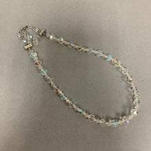 Load image into Gallery viewer, Vintage Aurora Borealis Crystal Bead Necklace (16")
