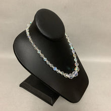 Load image into Gallery viewer, Vintage Aurora Borealis Crystal Graduated Bead Necklace (18")
