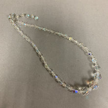Load image into Gallery viewer, Vintage Aurora Borealis Crystal Graduated Bead Necklace (18")
