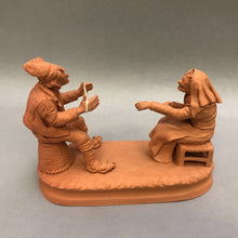 Load image into Gallery viewer, P. Grasso Terracotta Figurine - Winding Thread on Bobbin (4.5&quot;)
