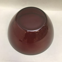 Load image into Gallery viewer, Red Glass Serving Bowl (4x9)
