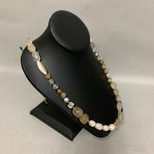Load image into Gallery viewer, Tica Rosa Sterling Baroque Pearl Quartz Beaded Necklace (32&quot;)
