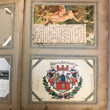 Load image into Gallery viewer, Antique Post Card Album, ~150 Cards, German (11x8)
