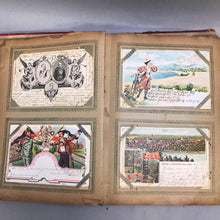 Load image into Gallery viewer, Antique Post Card Album, ~150 Cards, German (11x8)
