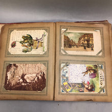 Load image into Gallery viewer, Antique Post Card Album, ~150 Cards, German (11x8)
