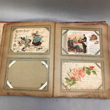 Load image into Gallery viewer, Antique Post Card Album, ~150 Cards, German (11x8)
