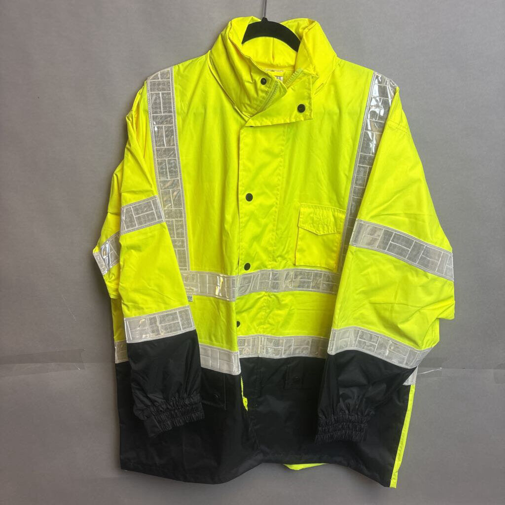 Mlkishigo L-XL Safety Yellow Reflective Jacket