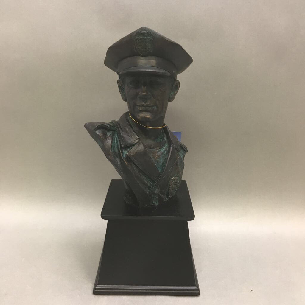 Blue Hats of Bravery Commemorative Bronze Trophy (12