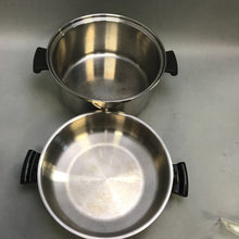 Load image into Gallery viewer, Amway Stainles Steel Stock Pot with Poached Egg Insert (5&quot;)

