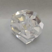 Load image into Gallery viewer, Timo Sarpaneva Faceted Crystal &#39;Orchid&#39; Bud Vase (3&quot;)
